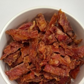 SMACZKI KRÓLICZE BEZ KOŚCI (UWAGA- WOREK VACUM 100G - CENA 9,90 ZŁ ZA OPAKOWANIE)